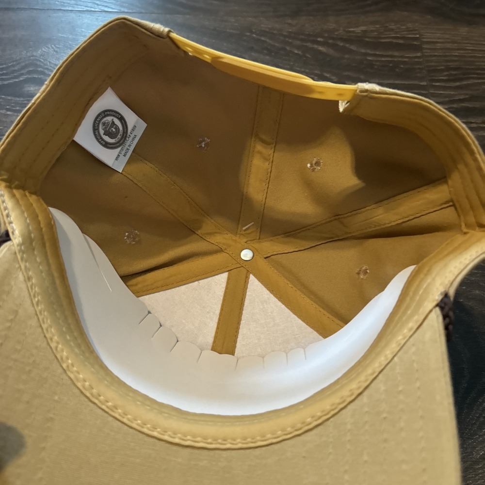 Smokey Bear Official Licensed Rope Hat 1944 Always Be Careful Tan Adjustable Cap - Picture 3 of 4